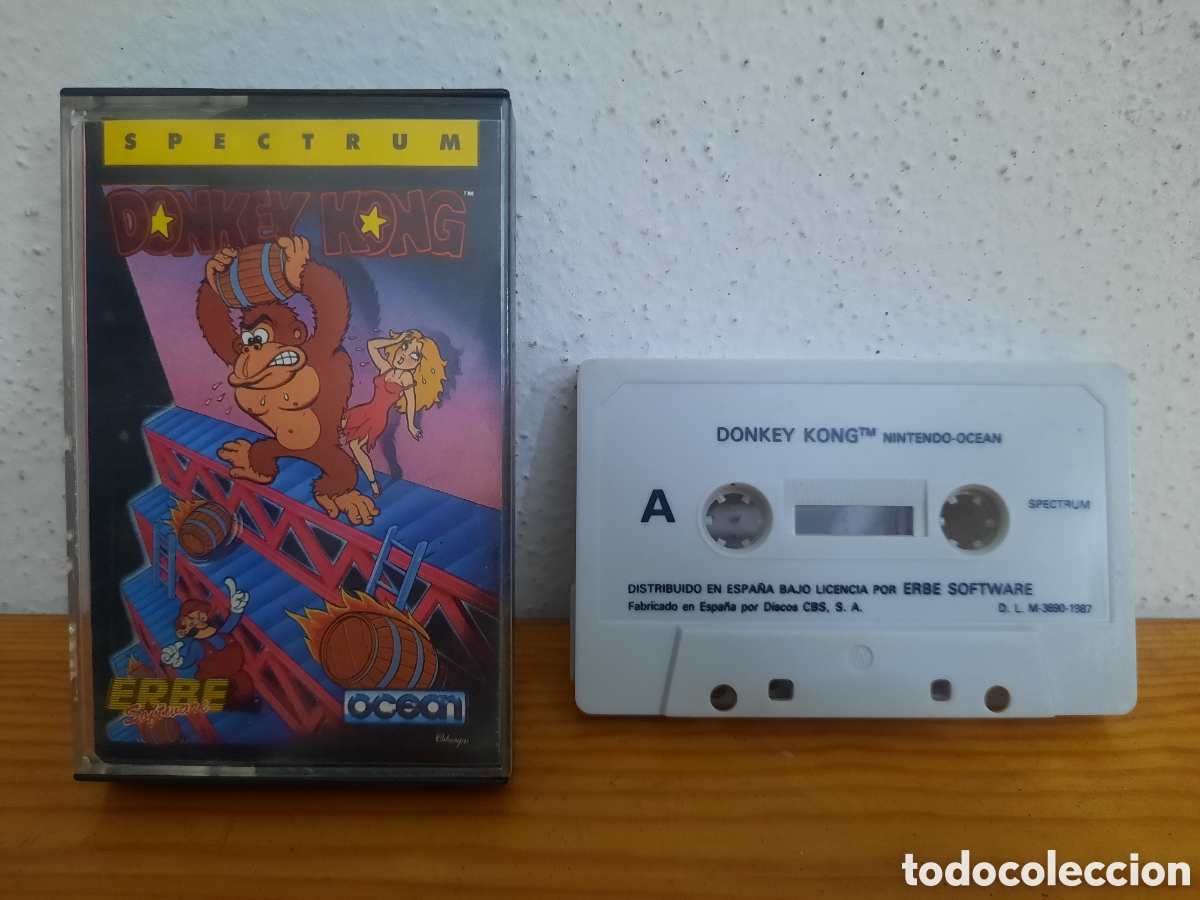 Videojuegos y Consolas: Cinta Cassette Spectrum - Donkey Kong