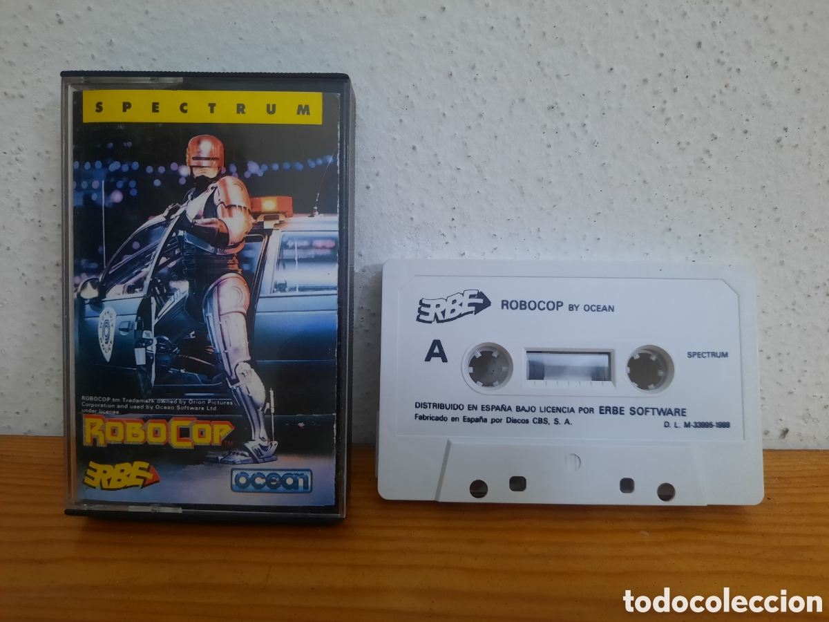Videojuegos y Consolas: Cinta Cassette Spectrum - Robocop