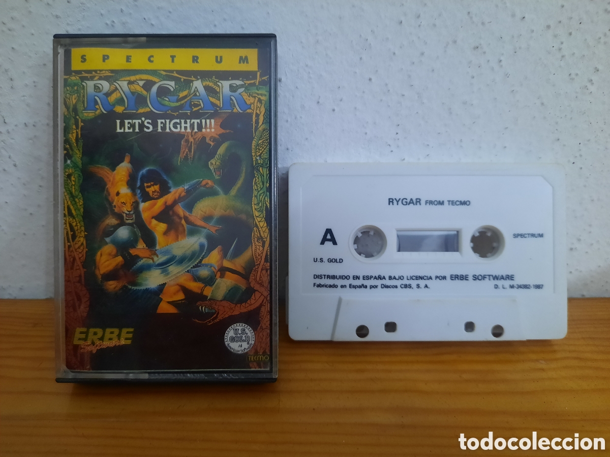 Videojuegos y Consolas: CINTA CASSETTE SPECTRUM - RYGAR