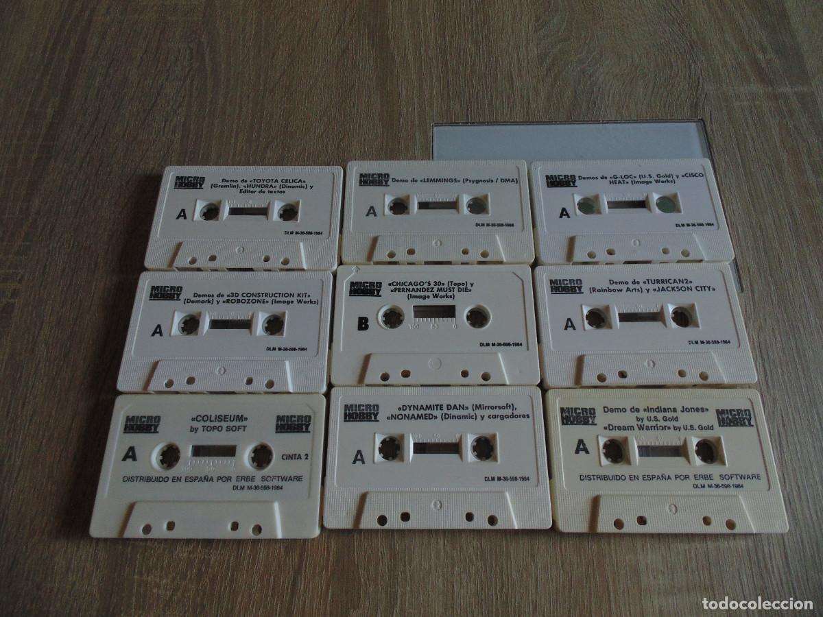 Videojuegos y consolas: Lote Cinta Spectrum. Microhoby. Hobbypress.