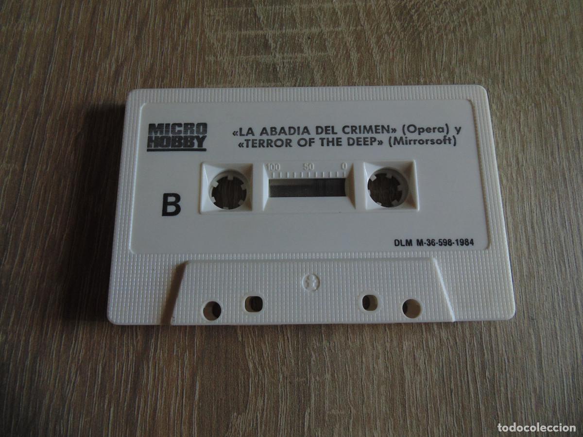 Videogiochi e Consoli: Cinta Revista Spectrum. Microhobby n&ordm; 215 Cinta n&ordm; 44. Abadia del Crimen.