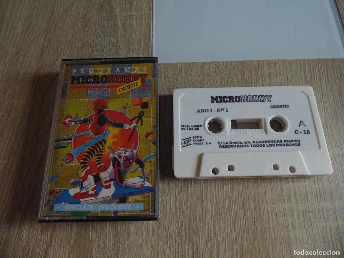 Videojogos e Consolas: Cinta Revista Microhobby n&ordm; 1. Hobbypress
