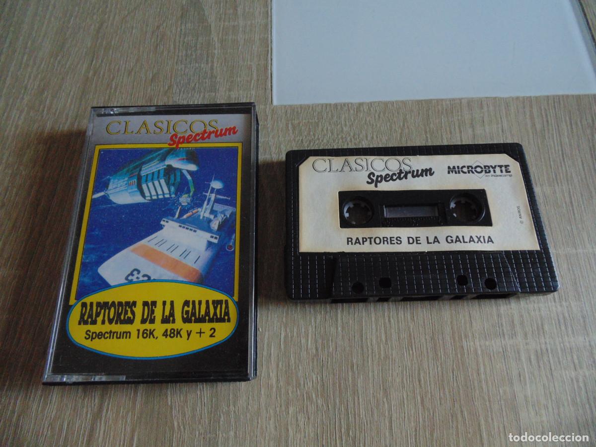 Videojuegos y consolas: Juego spectrum. &rdquo; Clasicos del spectrum&rdquo;. Raptores de la Galaxia. Anirog / Microbyte.