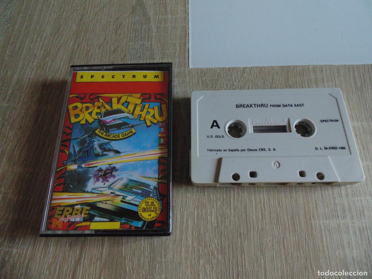 Videojogos e Consolas: Juego spectrum. The Breakthru. Data East / Us Gold / ERBE.