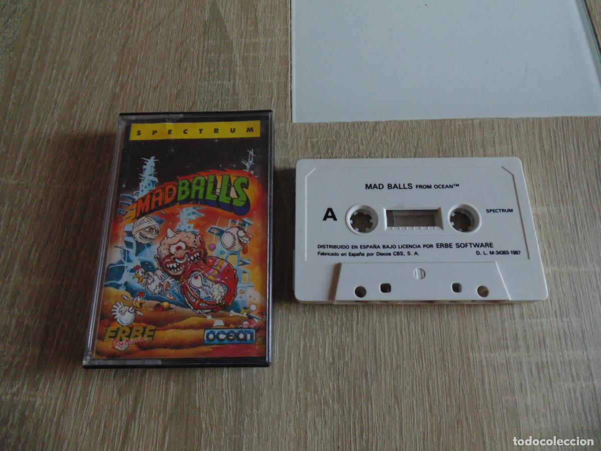 Videojogos e Consolas: Juego Spectrum. Madballs. Ocean / ERBE.