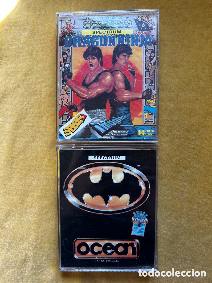 Videojuegos y consolas: Spectrum Dragon Ninja + Batman