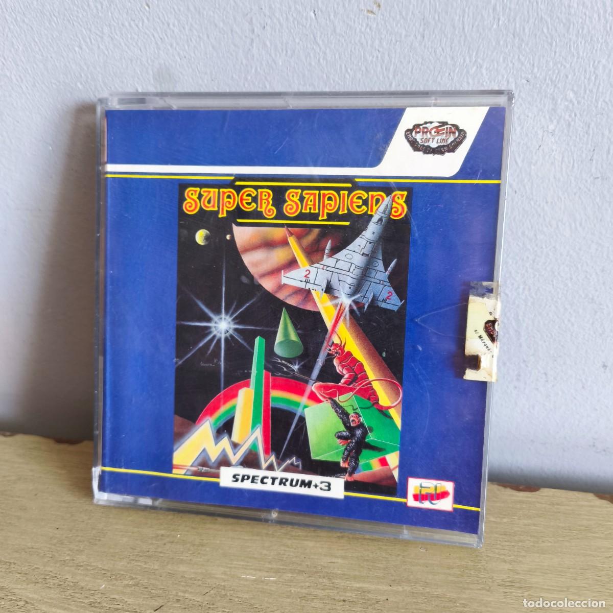 Videojuegos y consolas: Juego de Super Sapiens para ZX Spectrum +3 RARISIMO. El disco no ha sido jugado NUNCA!!. JUEGO DESCA