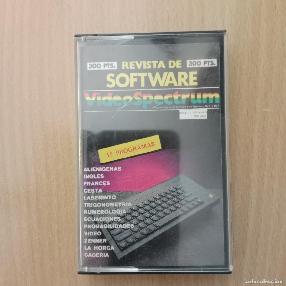 Videojuegos y consolas: VIDEOSPECTRUM N&ordm; 5 , 15 PROGRAMAS - SPECTRUM CASSETTE - GEASA - A&Ntilde;O 1985.