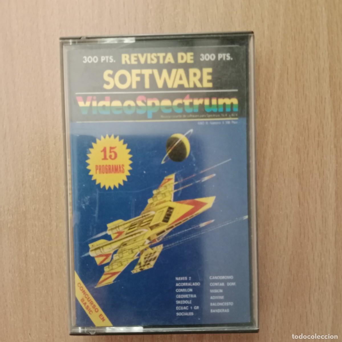 Videojuegos y consolas: VIDEOSPECTRUM N&ordm; 6 , 15 PROGRAMAS - SPECTRUM CASSETTE - GEASA - A&Ntilde;O 1985.