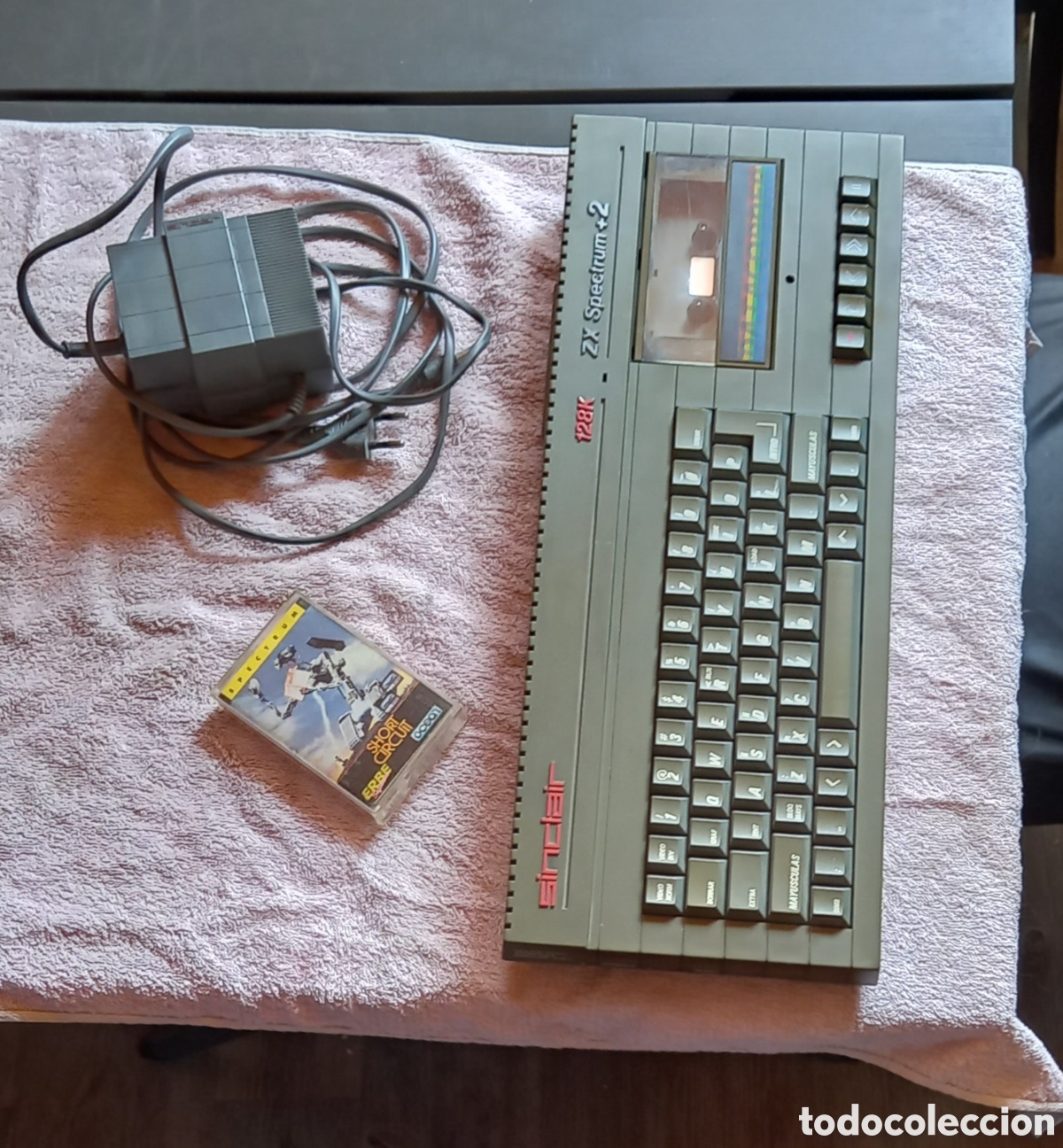 Videojuegos y consolas: TECLADO SINCLAIR SPECTRUM ZX+2 128K MAS FUENTE ALIMENTACI&Oacute;N MAS JUEGO