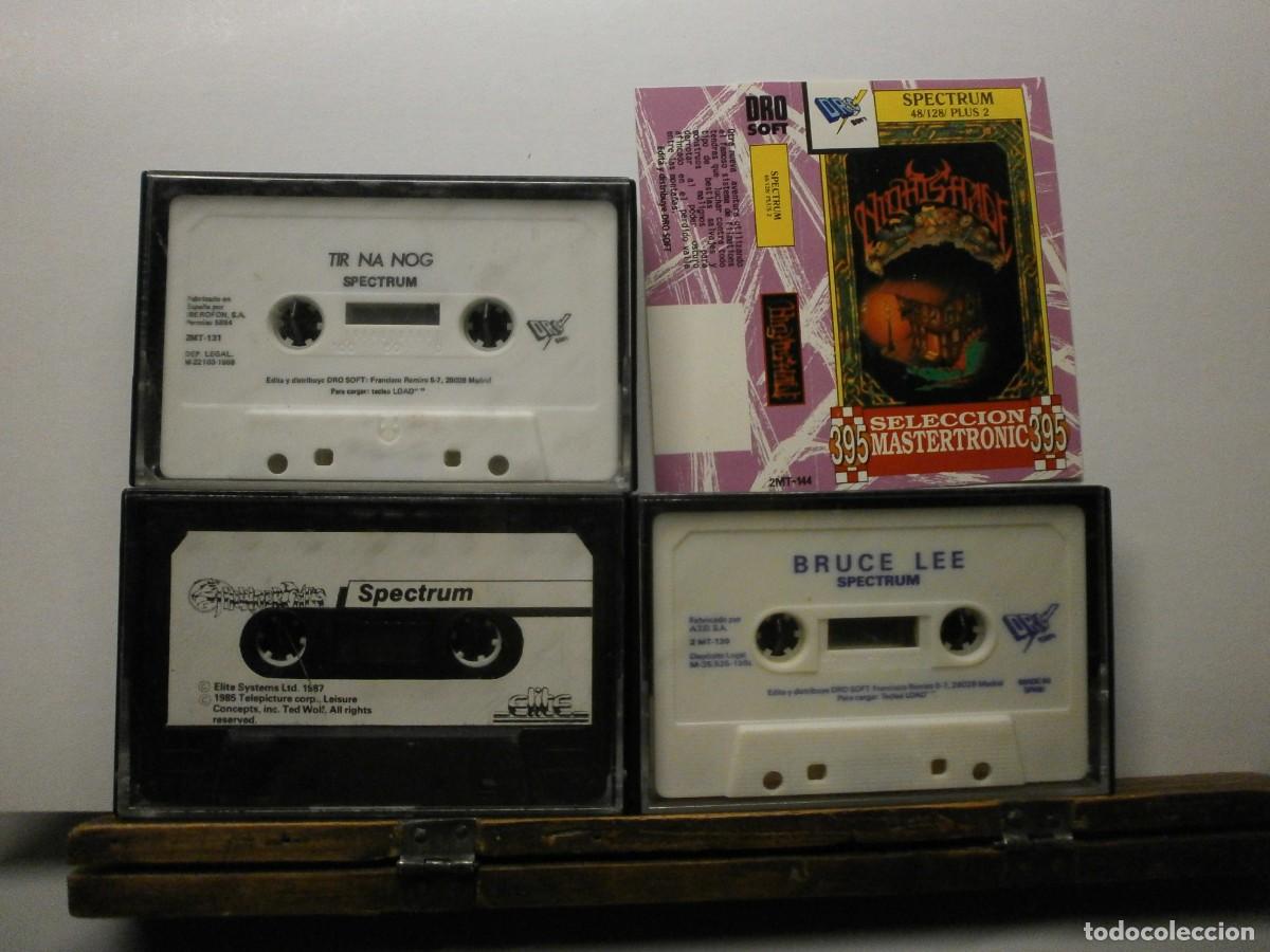 Videojuegos y consolas: lote juegos spectrum + caratula