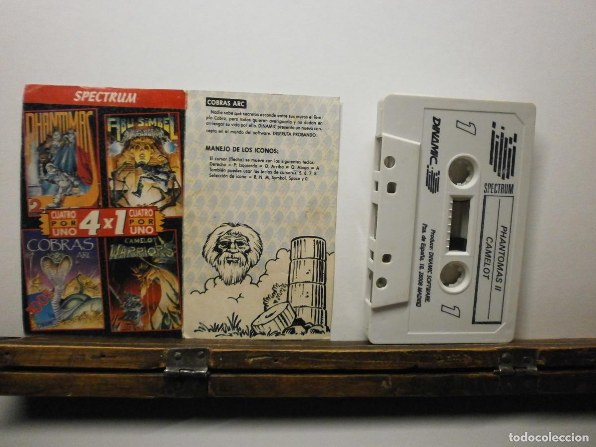 Videojuegos y consolas: juego spectrum 4x1 phantomas abu simbel cobras camelot