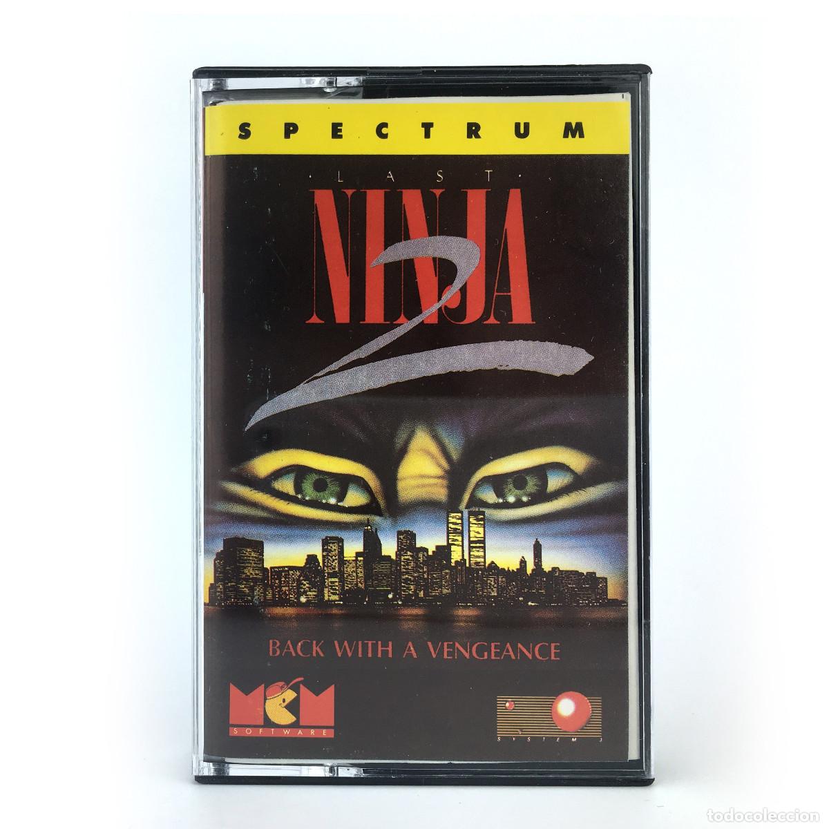 Videojuegos y consolas: LAST NINJA 2 MCM SOFTWARE ESPA&Ntilde;A SYSTEM 3 1989 SHINOBI SPIRIT WARRIOR DRAGON CINTA SPECTRUM CASSETTE