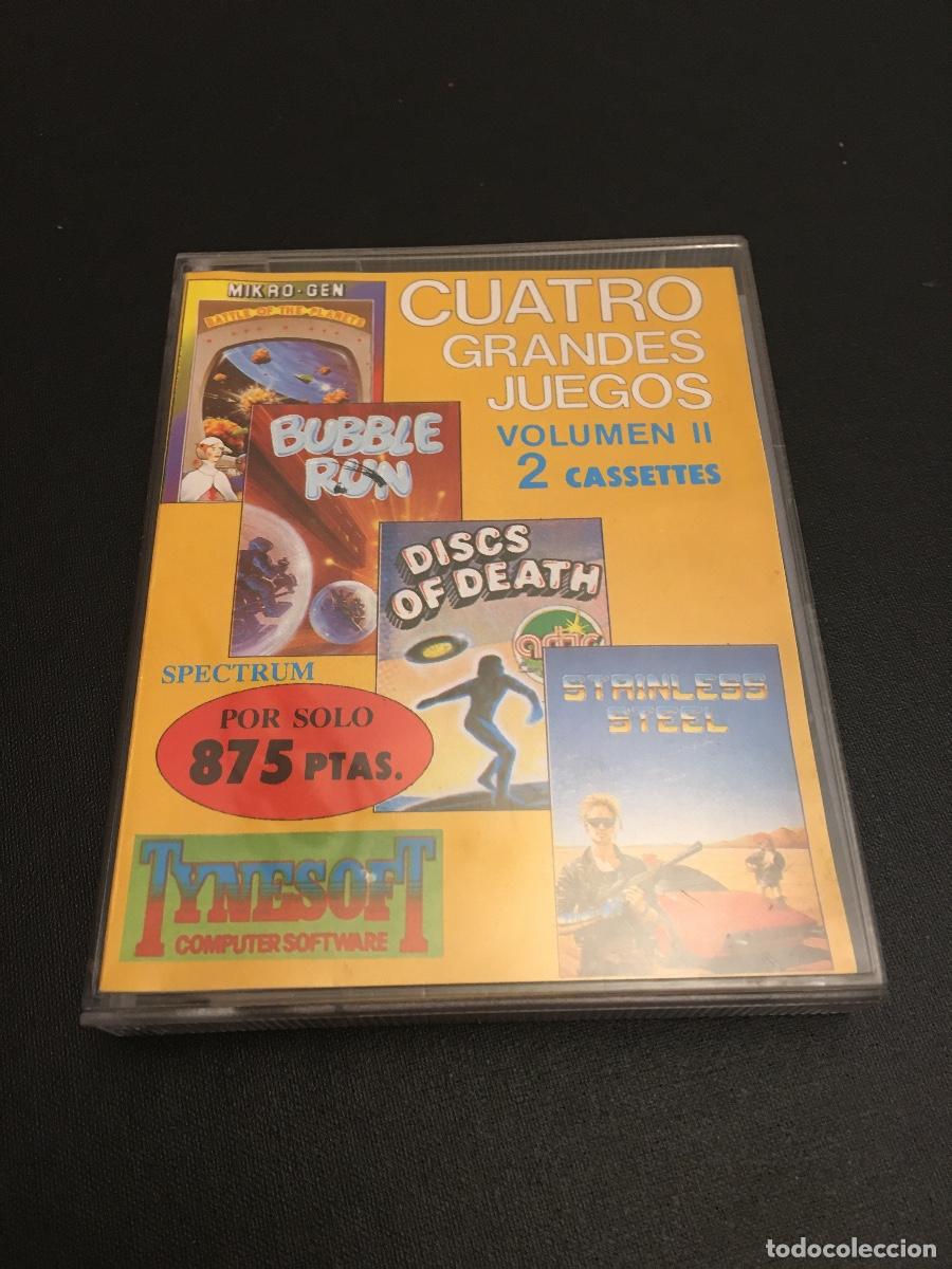 Videojuegos y consolas: Cuatro Grandes Juegos Tynesoft (sin usar)