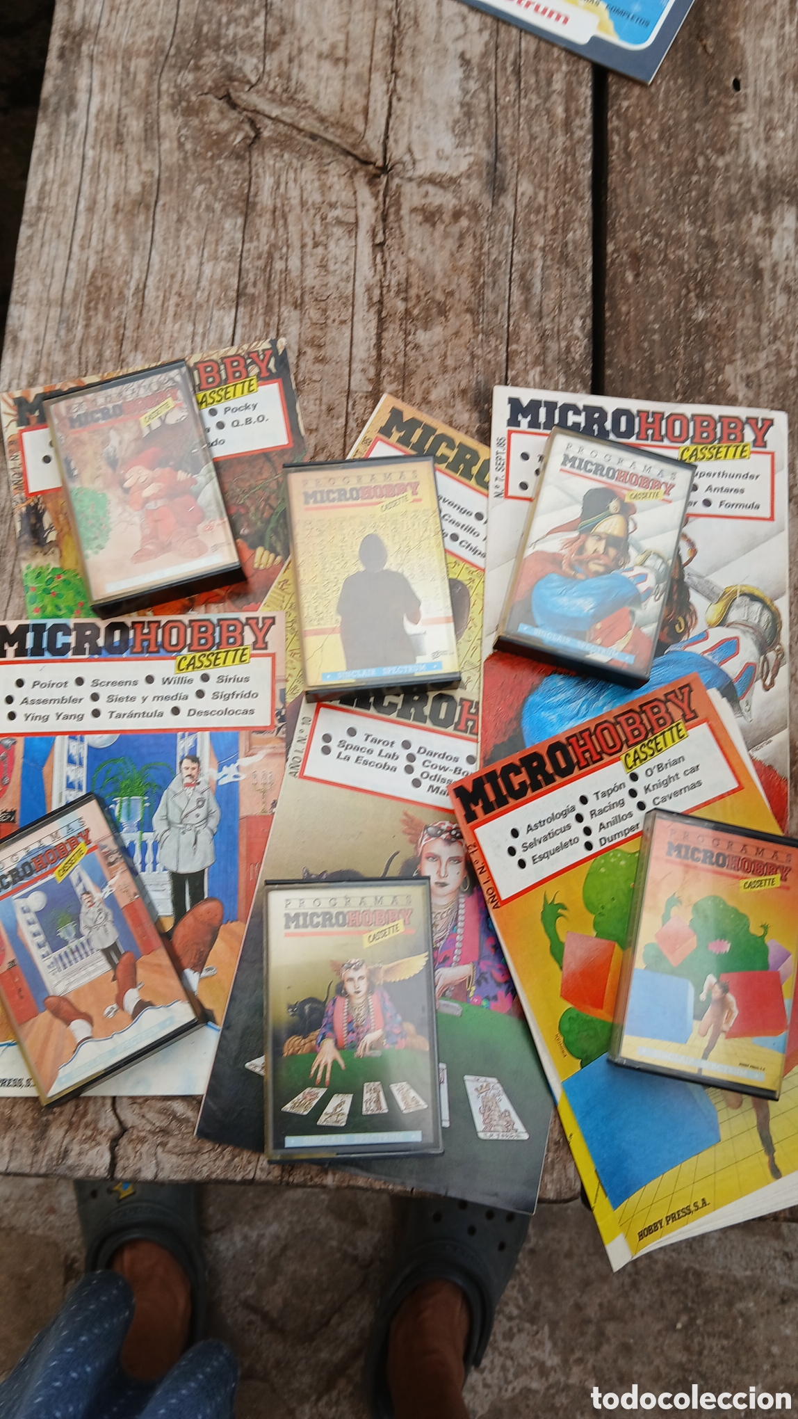 Videojuegos y consolas: Lote MicroHobby + cintas originales para ZX Spectrum Vendo lote de revistas MicroHobby