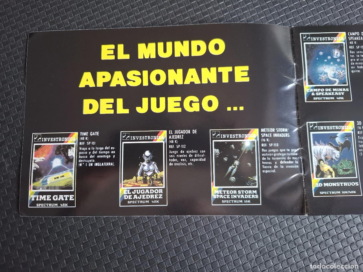 Videojuegos y consolas: Cat&aacute;logo programas Spectrum de Investronica hacia 1983 - Foto 2