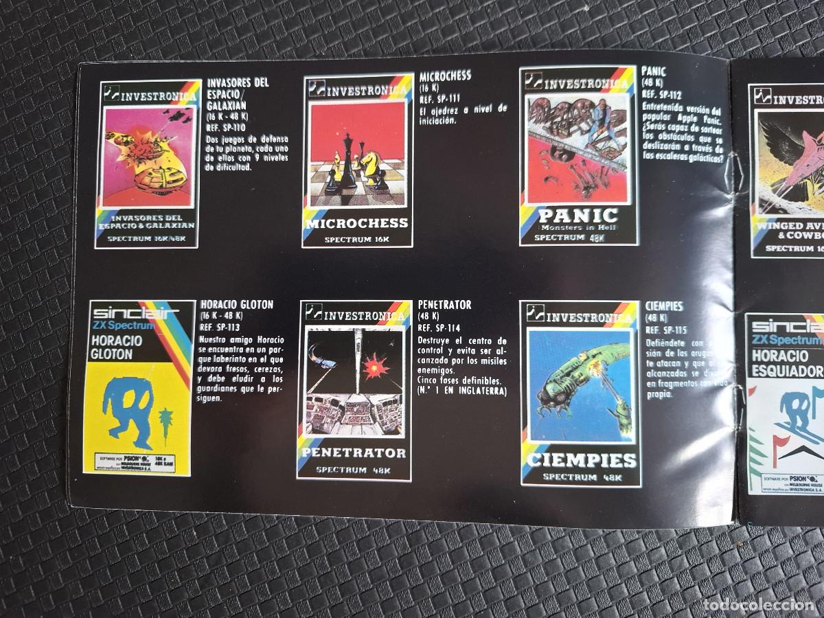 Videojuegos y consolas: Cat&aacute;logo programas Spectrum de Investronica hacia 1983 - Foto 4