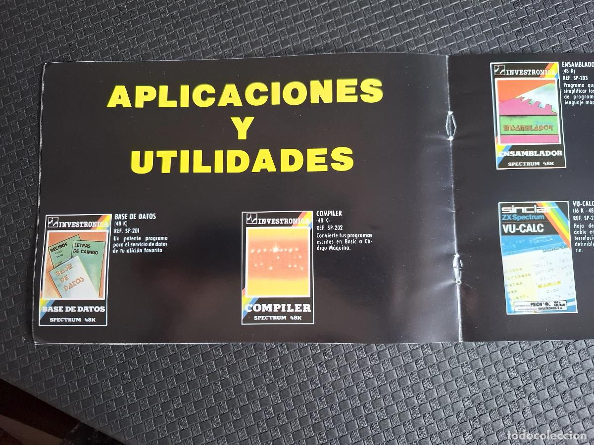Videojuegos y consolas: Cat&aacute;logo programas Spectrum de Investronica hacia 1983 - Foto 8