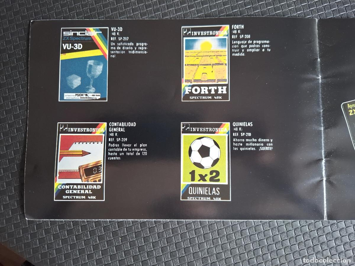 Videojuegos y consolas: Cat&aacute;logo programas Spectrum de Investronica hacia 1983 - Foto 10