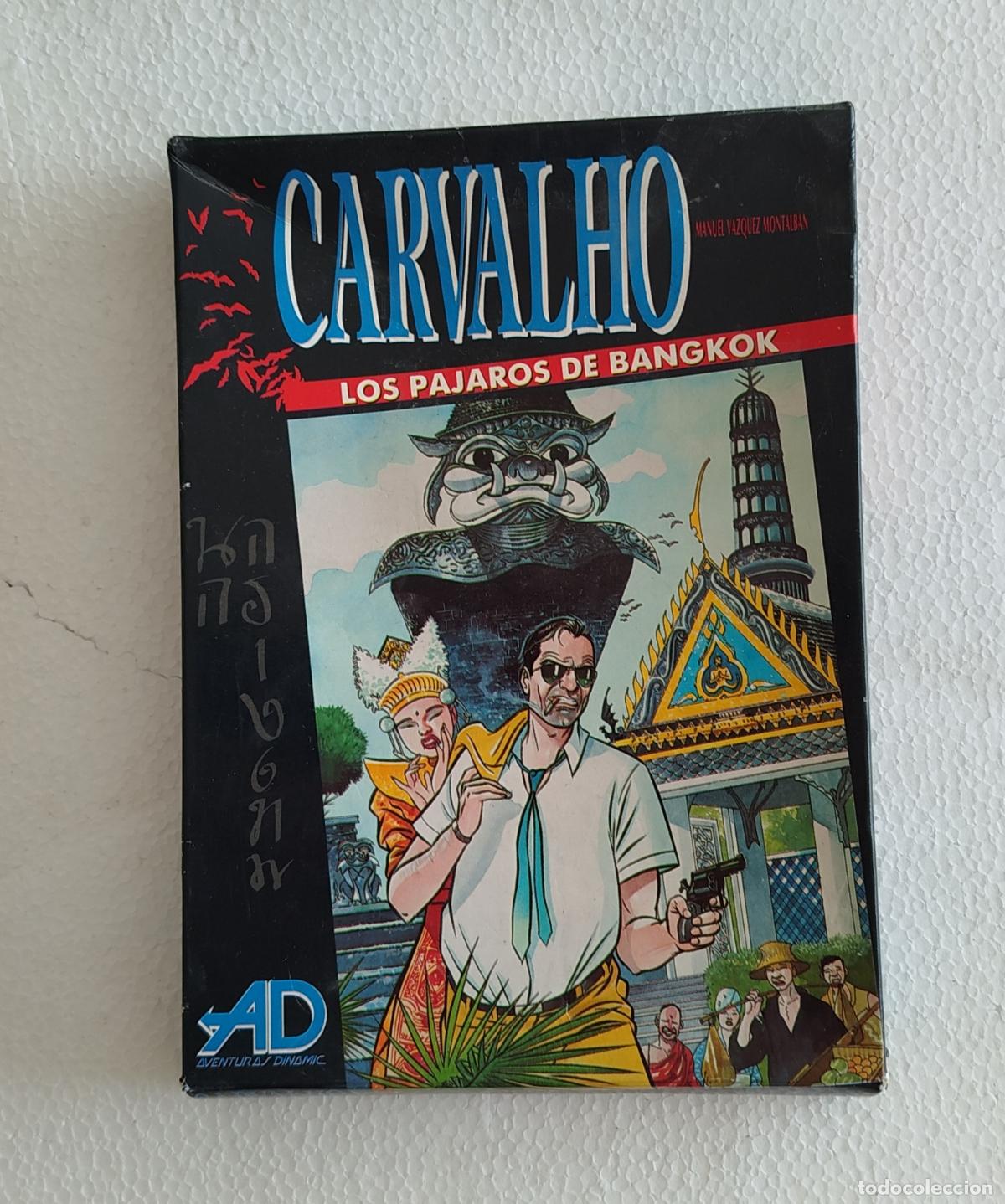 Videojuegos y consolas: LOS PAJAROS DE BANGKOK. PEPE CARVALHO AVENTURAS SPECTRUM CASSETTE DOBLE JUEGO COMPLETO