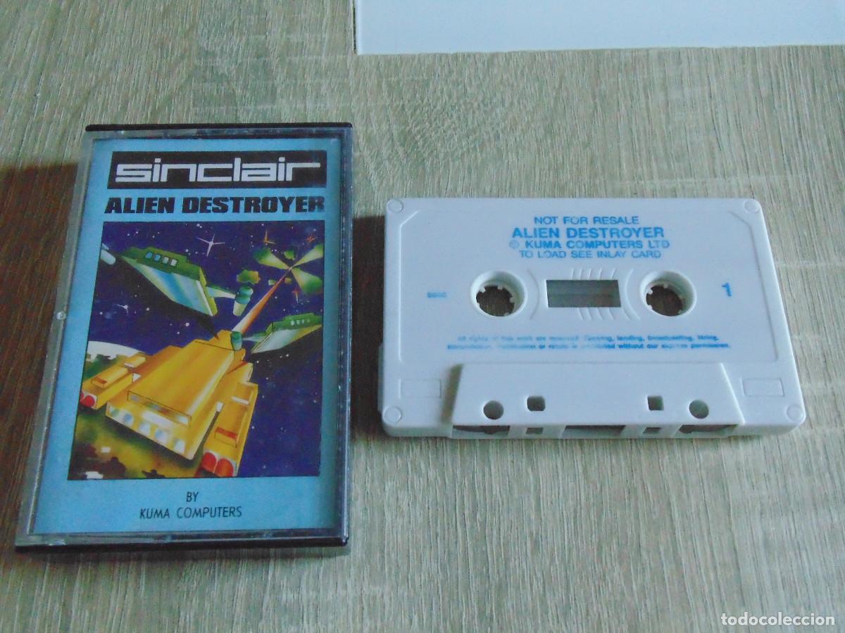 Videojuegos y consolas: Juego Spectrum. Alien Destroyer. Kuma / Sinclair.