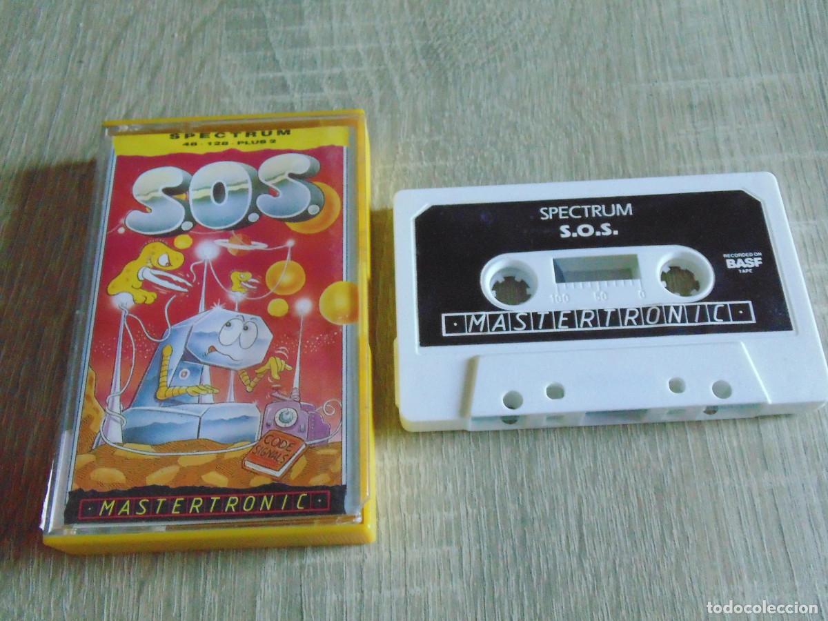 Videojuegos y consolas: Juego Spectrum. S.O.S. Mastertronic.