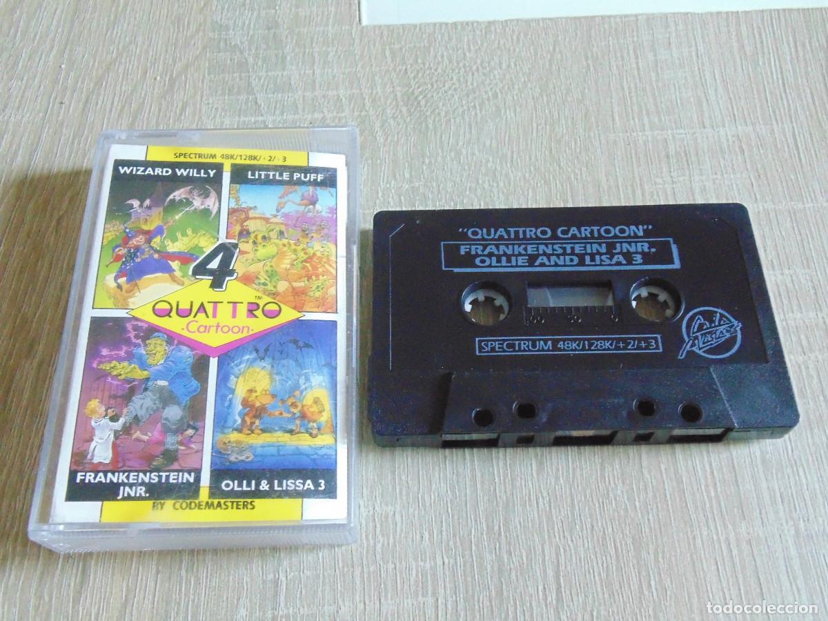 Videojuegos y consolas: Pack spectrum. 4 Cuattro Cartoon. Codemasters.