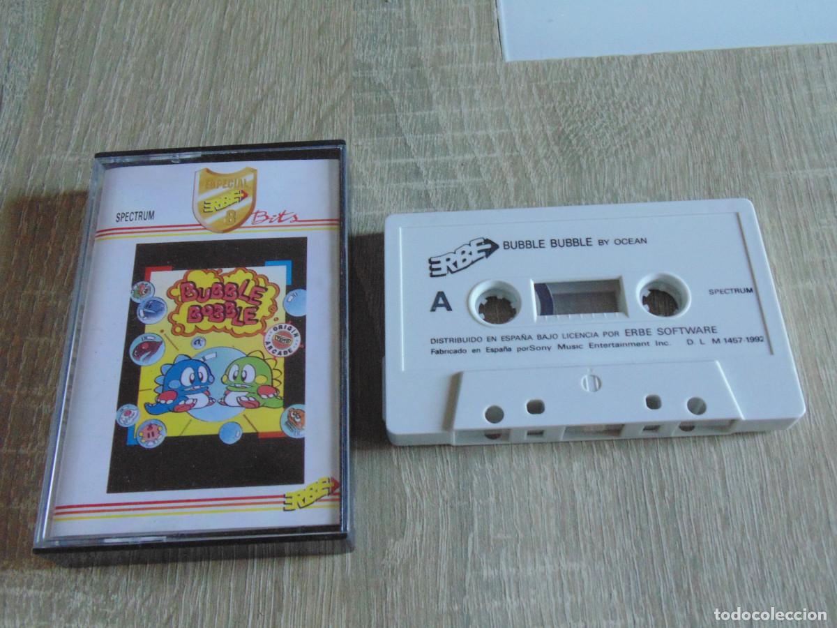 Videojuegos y consolas: Juego Spectrum. Bubble Bobble. Taito / Firebird / Musical 1.