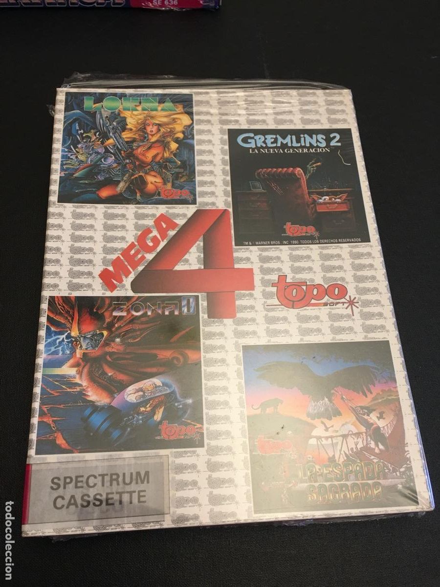 Videojuegos y consolas: Pack Mega 4 Topo Spectrum ( precinto abierto solo en la parte superior)