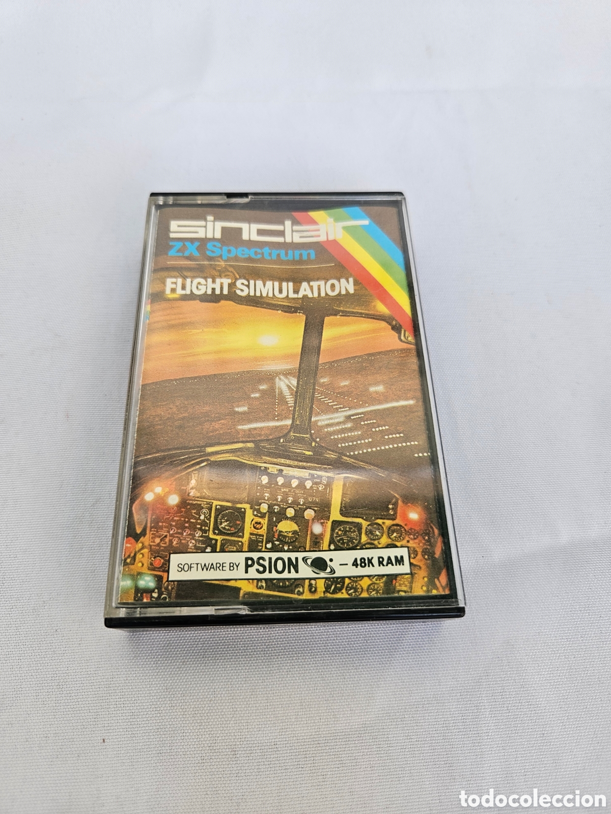 Videojuegos y consolas: JUEGO CASETTE. SINCLAIR ZX SPECTRUM. FLIGHT SIMULATION. SOFWARE BY PSION 48K RAM