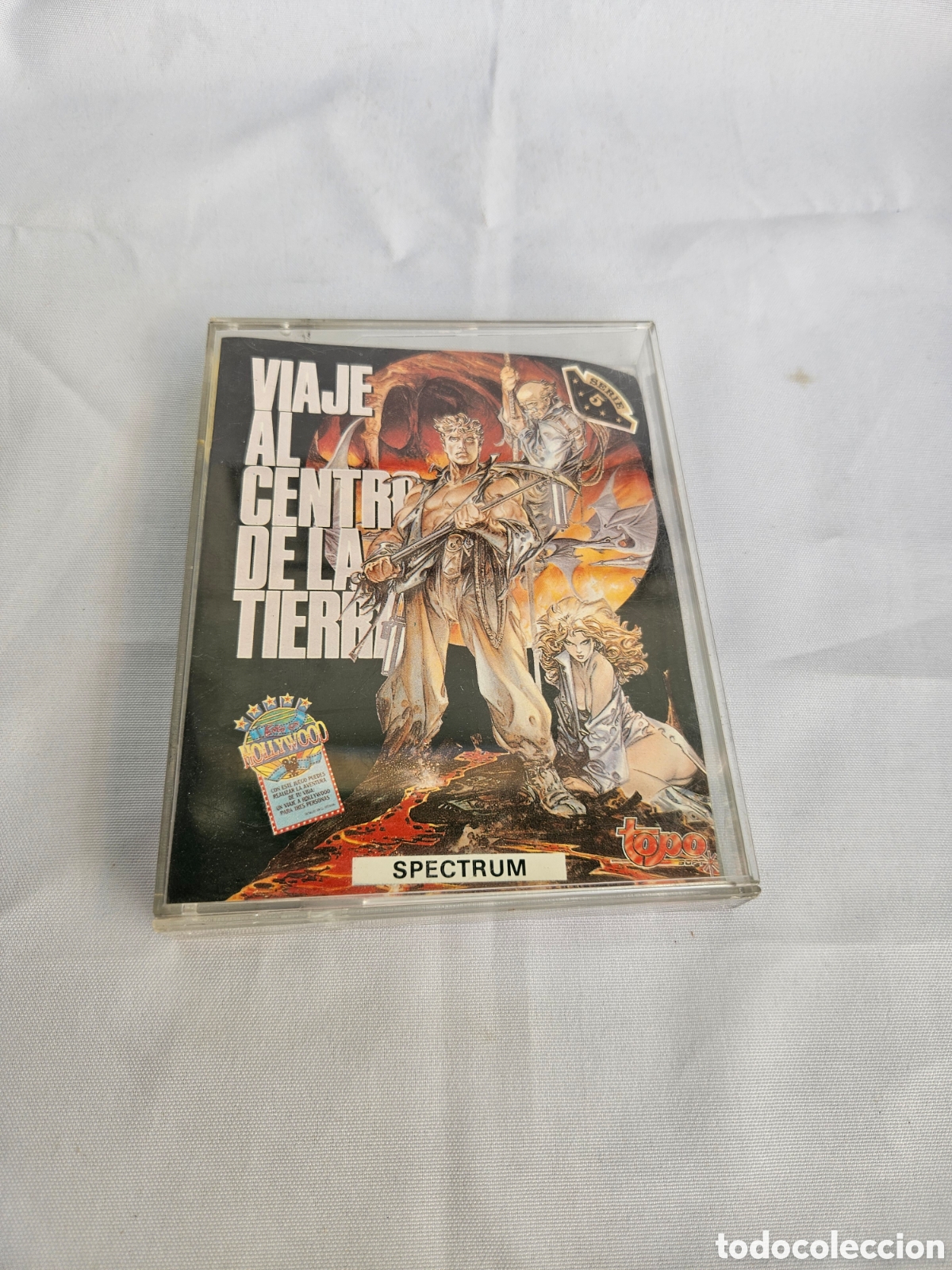 Videojuegos y consolas: JUEGO CINTA CASETTE SPECTRUM. VIAJE AL CENTRO DE LA TIERRA. TOPO SOFT.