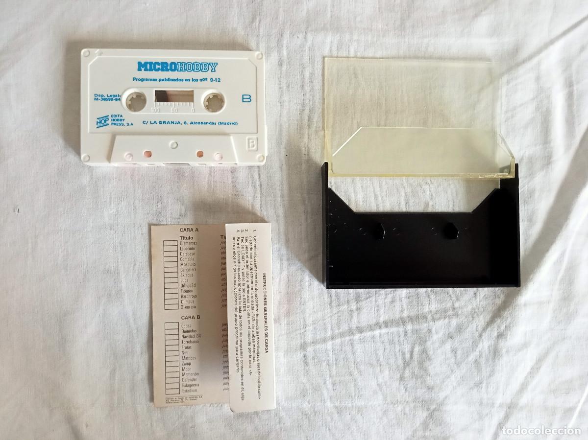 Videojuegos y consolas: Cassette Microhobby Semanal ZX Spectrum Programas 9-12 - Foto 6
