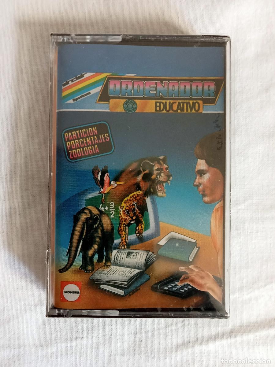 Videojuegos y consolas: ORDENADOR EDUCATIVO PRECINTADO PARTICION PORCENTAJES ZOOLOGIA MONSER SINCLAIR ZX SPECTRUM CASSETTE