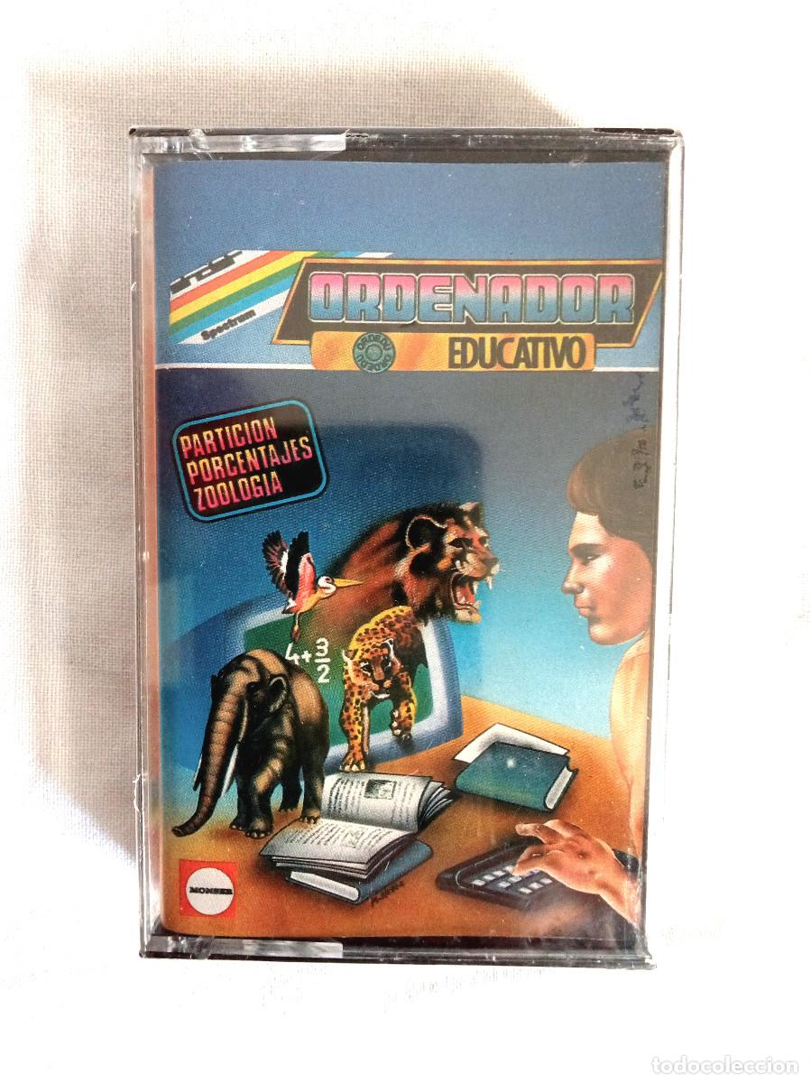Videojuegos y consolas: ORDENADOR EDUCATIVO PRECINTADO PARTICION PORCENTAJES ZOOLOGIA MONSER SINCLAIR ZX SPECTRUM CASSETTE