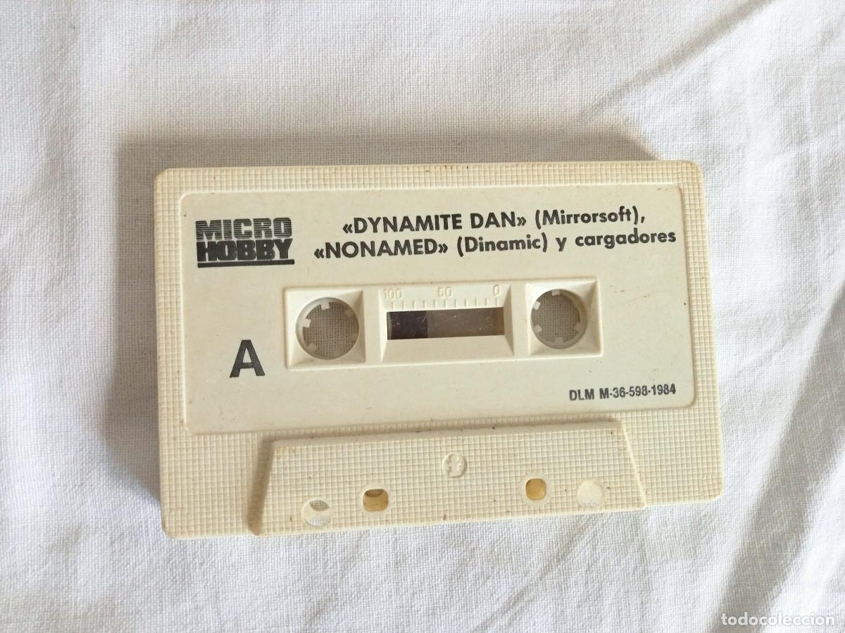 Videojuegos y consolas: Cinta Revista Microhobby ZX Spectrum Hammer Boy Dynamite Dan Nonamed Triple Commando