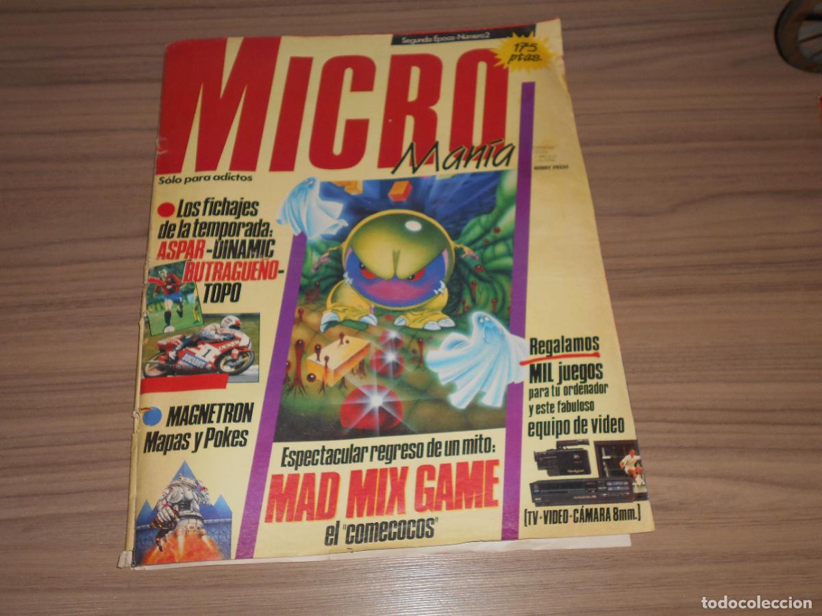 Videojuegos y consolas: Revista MICROMANIA n&ordm; 2 JULIO 1988 Micro Mania MSX - SPECTRUM - SEGA - COMMODORE - ATARI Etc...