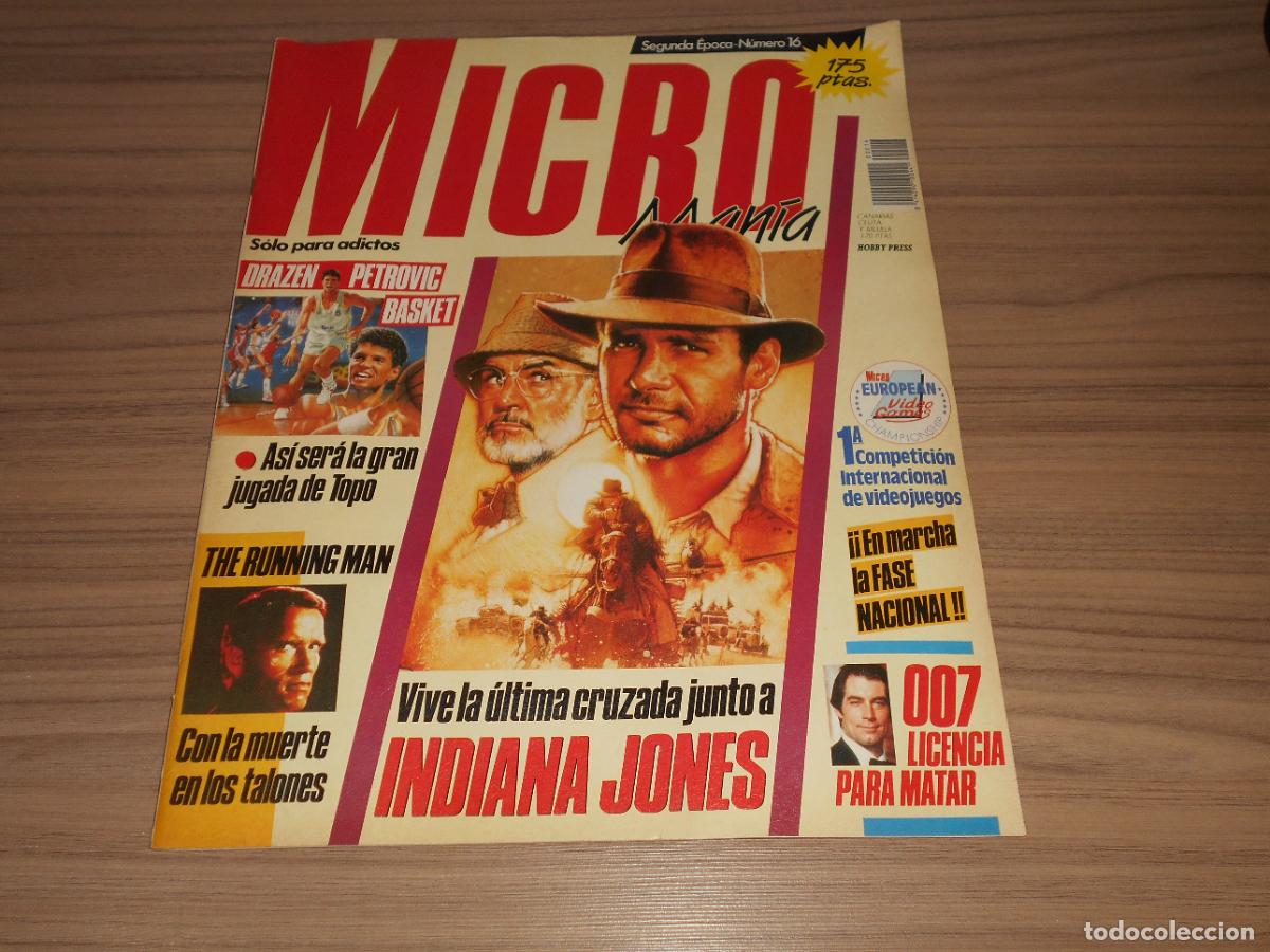 Videojuegos y consolas: Revista MICROMANIA n&ordm; 16 SEPTIEMBRE 1989 Micro Mania MSX - SPECTRUM - SEGA - COMMODORE - ATARI Etc.