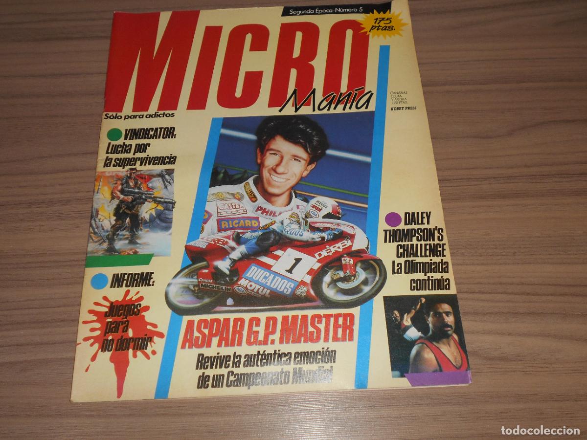 Videojuegos y consolas: Revista MICROMANIA n&ordm; 5 OCTUBRE 1988 Micro Mania MSX - SPECTRUM - SEGA - COMMODORE - ATARI Etc...