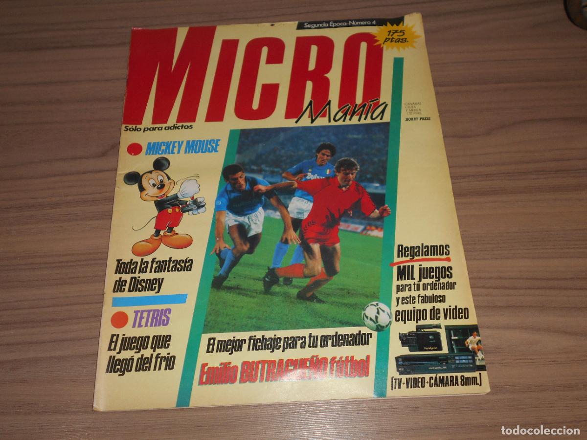 Videojuegos y consolas: Revista MICROMANIA n&ordm; 4 SEPTIEMBRE 1988 Micro Mania MSX - SPECTRUM - SEGA - COMMODORE - ATARI Etc..