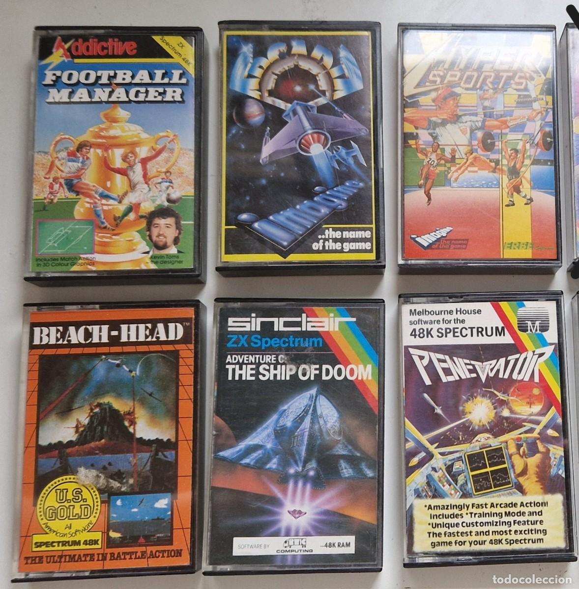 Videojuegos y consolas: Lote de 6 Juegos Cl&aacute;sicos Sinclair ZX Spectrum 48K (A&ntilde;os 80)