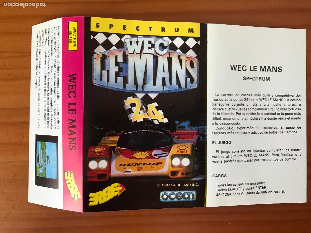 Videojuegos y consolas: Juego Spectrum, WEC Le Mans. Ocean - Foto 4