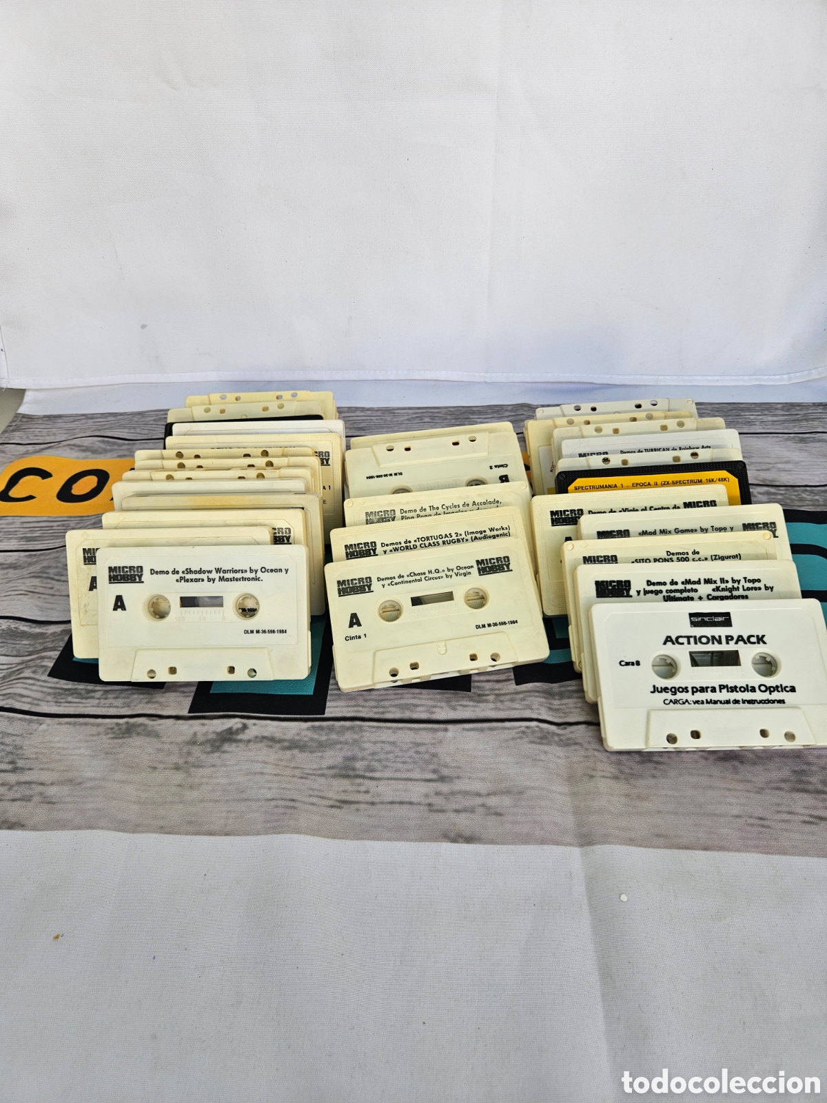 Videojuegos y consolas: LOTE 33 CINTAS CASETTES DEMOS JUGABLES Y OTROS MICRO HOBBY. SPECTRUM JUEGOS