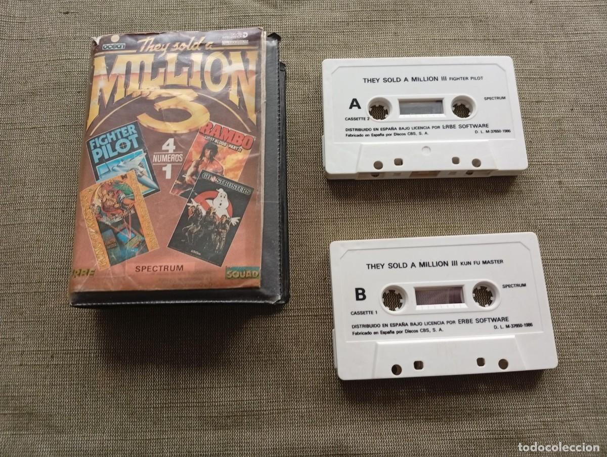 Videojuegos y consolas: Cuatro juegos para Spectrum They Sold a Million. Rambo, Ghostbusters y otros