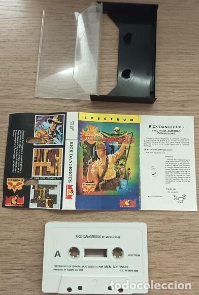 Videojuegos y consolas: Rick Dangerous Cassette Spectrum Core Design Edici&oacute;n Espa&ntilde;ola