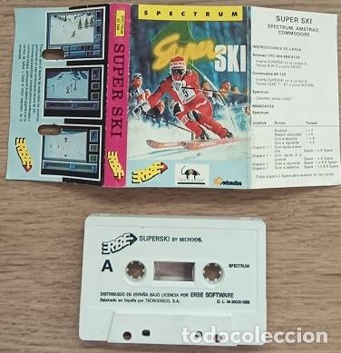 Videojuegos y consolas: Super Ski Cassette Spectrum Infogrames Edici&oacute;n Espa&ntilde;ola