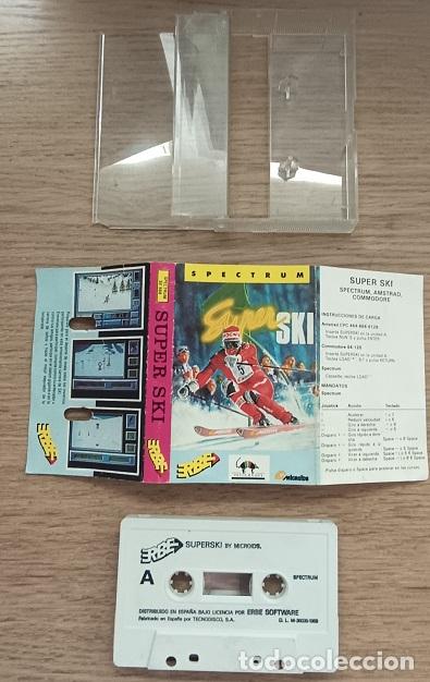 Videojuegos y consolas: Super Ski Cassette Spectrum Infogrames Edici&oacute;n Espa&ntilde;ola