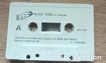 Videojuegos y consolas: Black Tiger - Cassette Spectrum Capcom Edici&oacute;n Espa&ntilde;ola