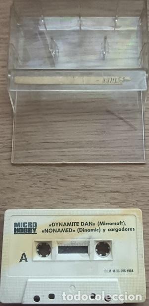 Videojuegos y consolas: Microhobby 39 - Dynamite Dan - Nonamed - Triple Comando - Hammerboy Cassette Spectrum - Foto 3