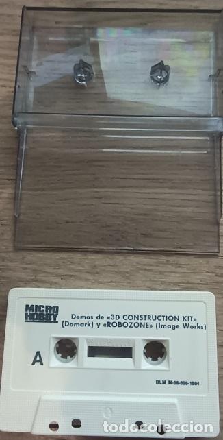 Videojuegos y consolas: Microhobby 43 - 3d Construction Kit - Robozone - Dynamite Dan 2 - Black Beard Cassette Spectrum - Foto 3