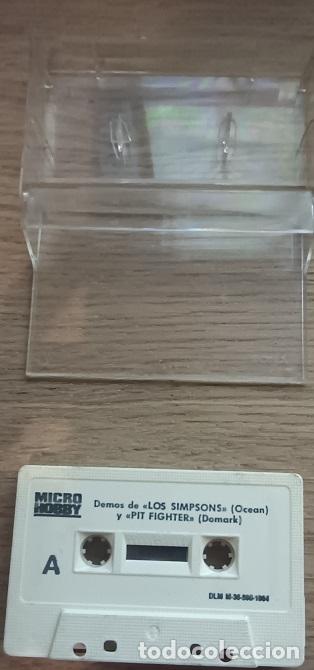 Videojuegos y consolas: Microhobby 46 - Los Simpsons - Pit Fighter - Ratas del Desierto - Senku Cassette Spectrum